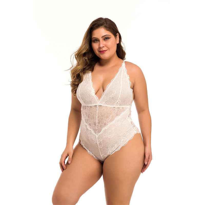 Plus Size Lace Meshsexy Lingerie - The Genie Store