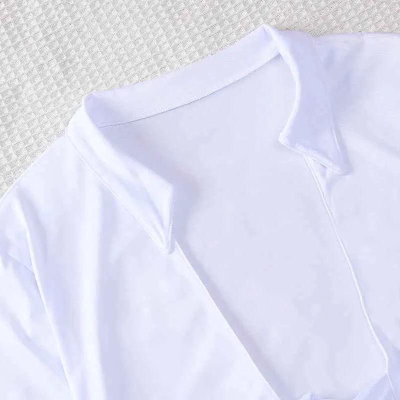 Seductive Lace Two-Piece Lingerie Set - Tie Top & Skirt for Daring Cosplay - The Genie Store