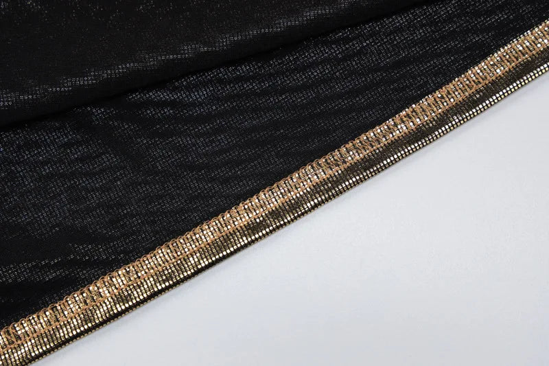 Sexy and Fashionable Women's Elegant Short Dress with Hanging Neck Backless Bottom Chest Sequin Party Girl Dance Dress - The Genie Store