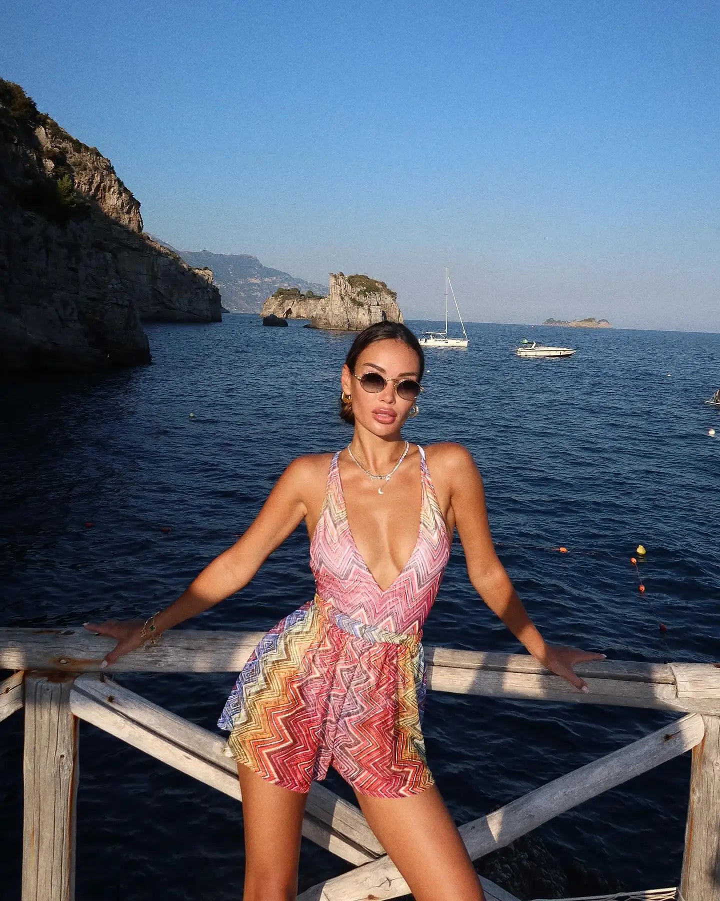 Swimsuit with Shorts Sexy Swimwear V Neck Swimsuits Women Bathing Suits Two Piece Swimwear Summer Beachwear Biquini - The Genie Store