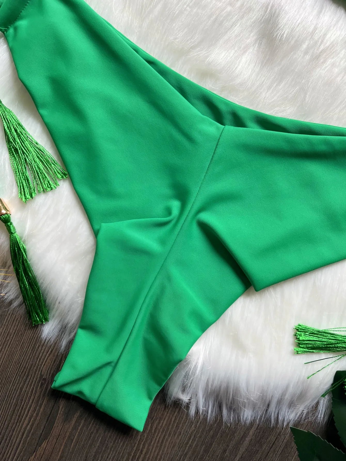 RUOTONSEPT Sexy Solid Color Bandage Bikini Set Women's Swimsuit Two-piece Triangle Swimwear Bathing Suit Brazilian Biquinis - The Genie Store