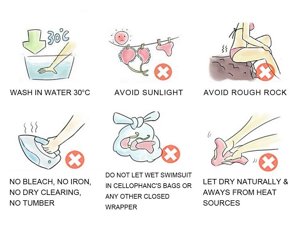 With Mesh Sarong Skirt Cherry Printed Bikini Female Swimsuit Women Swimwear Three Pieces Bikini Set Bathing Suit Swim Beachwear - The Genie Store