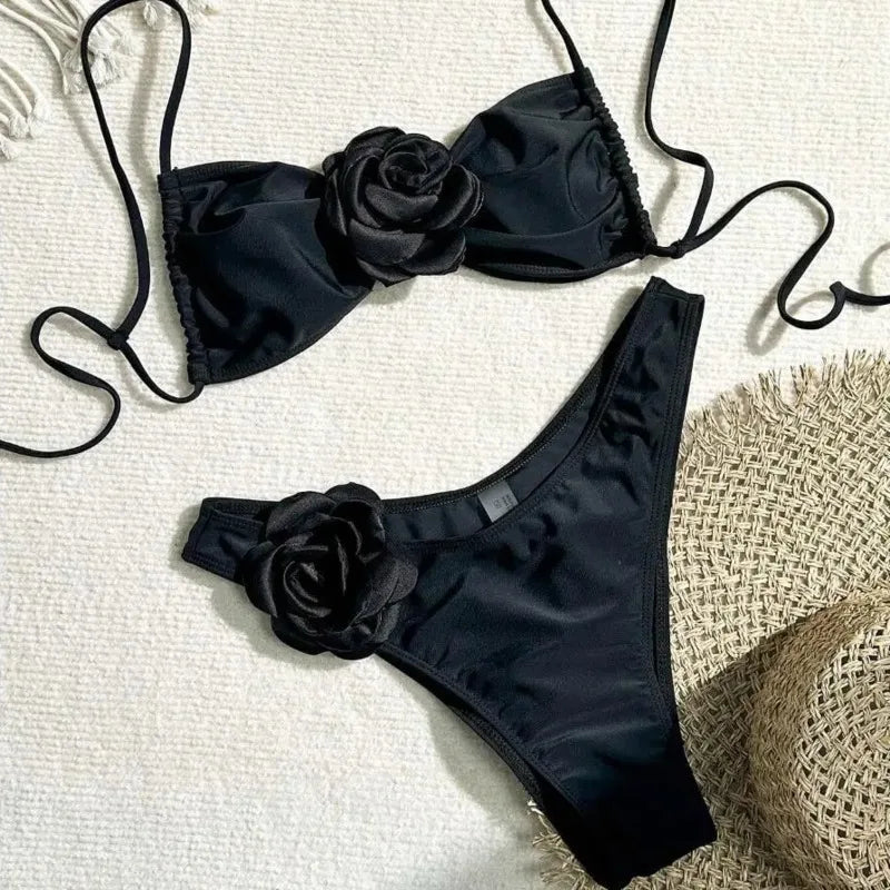 Summer Sexy Bikinis Swimsuits Women Swimwear Push Up Female Beach Swim Wear Bathing Suits Brazilian Bikini Set Pool Bather 2025 - The Genie Store