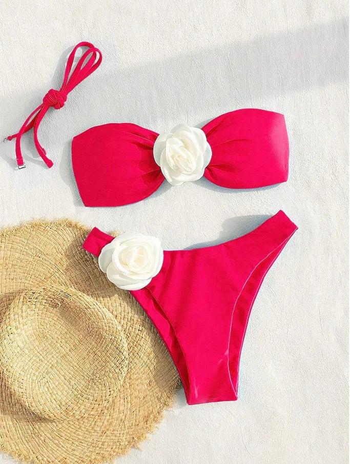 Summer Sexy Bikinis Swimsuits Women Swimwear Push Up Female Beach Swim Wear Bathing Suits Brazilian Bikini Set Pool Bather 2025 - The Genie Store