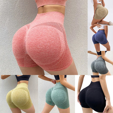 Women Shorts Sports For Women New Cycling Jogging Fitness High Waist Push Up Gym Shorts Leggings Women Yoga Clothing - The Genie Store