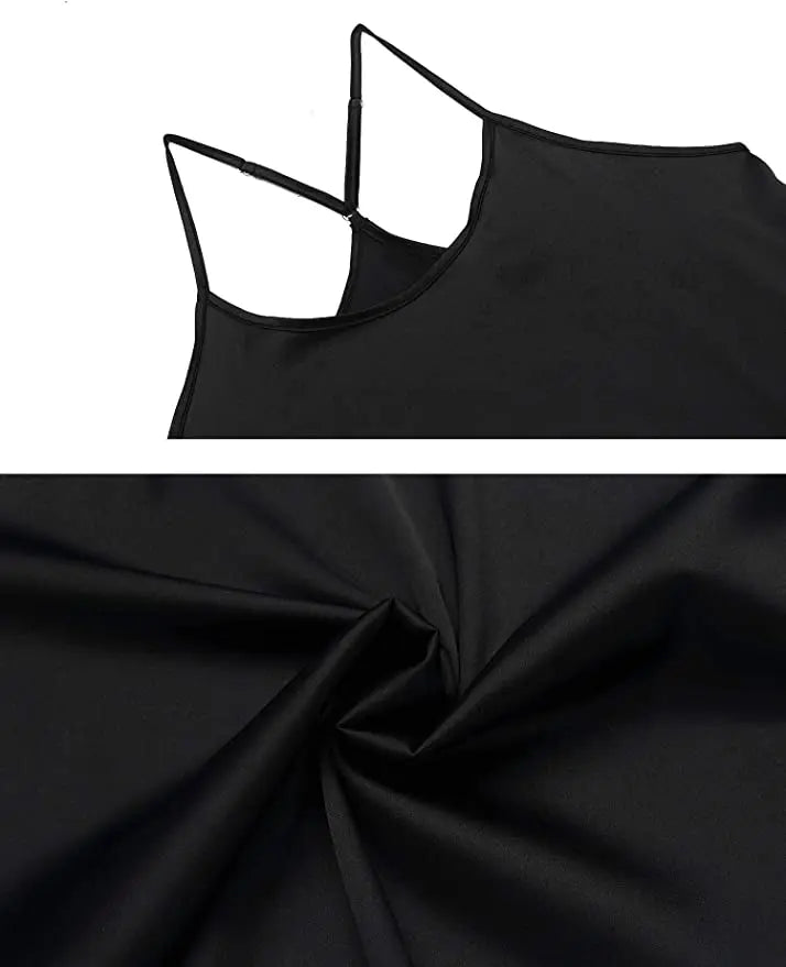 Women's Sleepwear Sexy Lace Satin Pajama Sets Nightwear Sleeveless Tops+Shorts 2 Pcs Sets Pyjama Sets For Women Pijama - The Genie Store