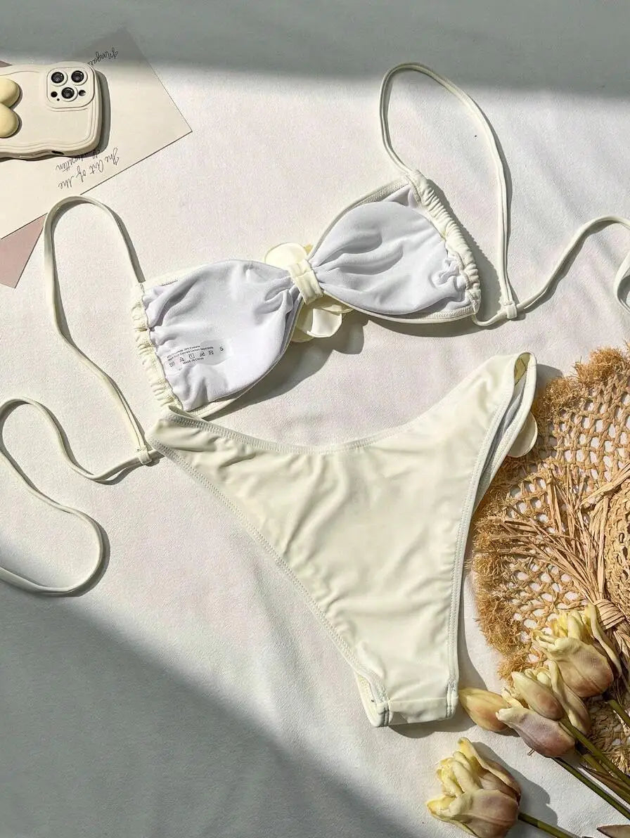 Summer Sexy Bikinis Swimsuits Women Swimwear Push Up Female Beach Swim Wear Bathing Suits Brazilian Bikini Set Pool Bather 2025 - The Genie Store