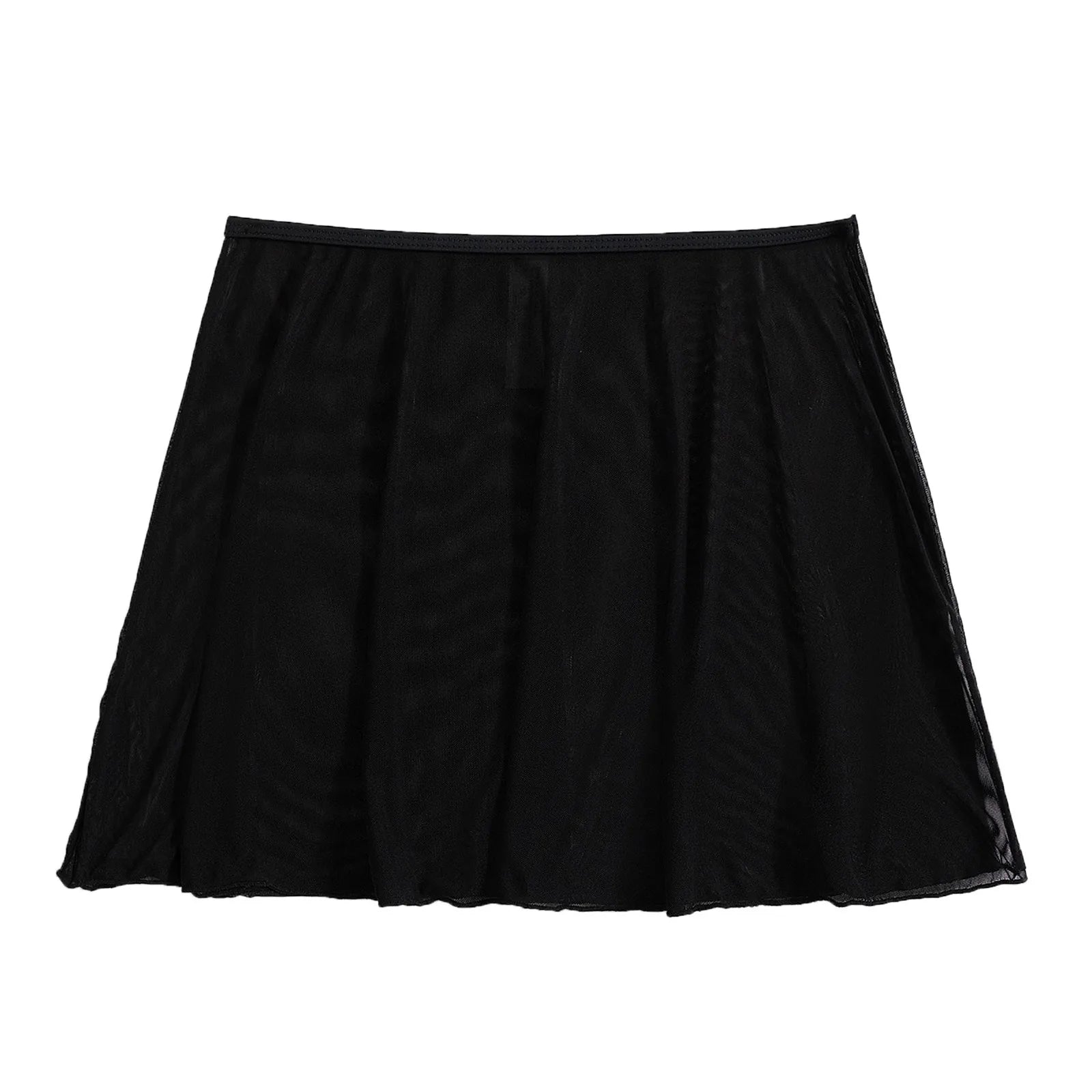 Beach Skirt Women Mesh Flat Corner Short Dress Sexy Beach Pants Pure Desire Swimming Pants Beach Wear Swimwear Covers Up - The Genie Store