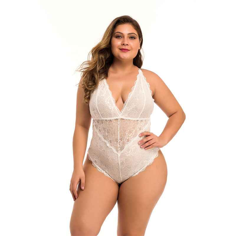 Plus Size Lace Meshsexy Lingerie - The Genie Store