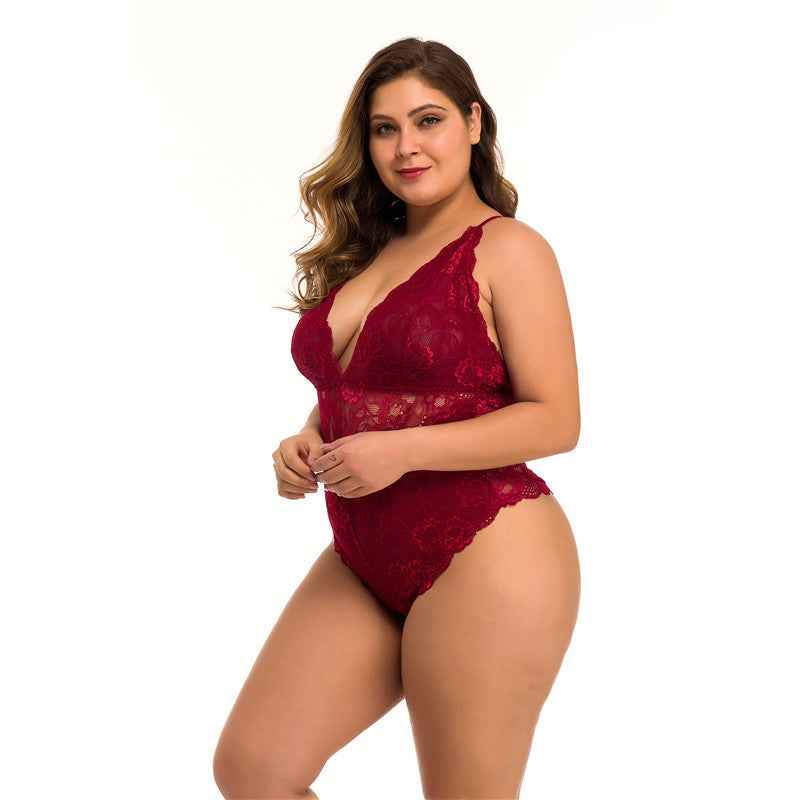 Plus Size Lace Meshsexy Lingerie - The Genie Store