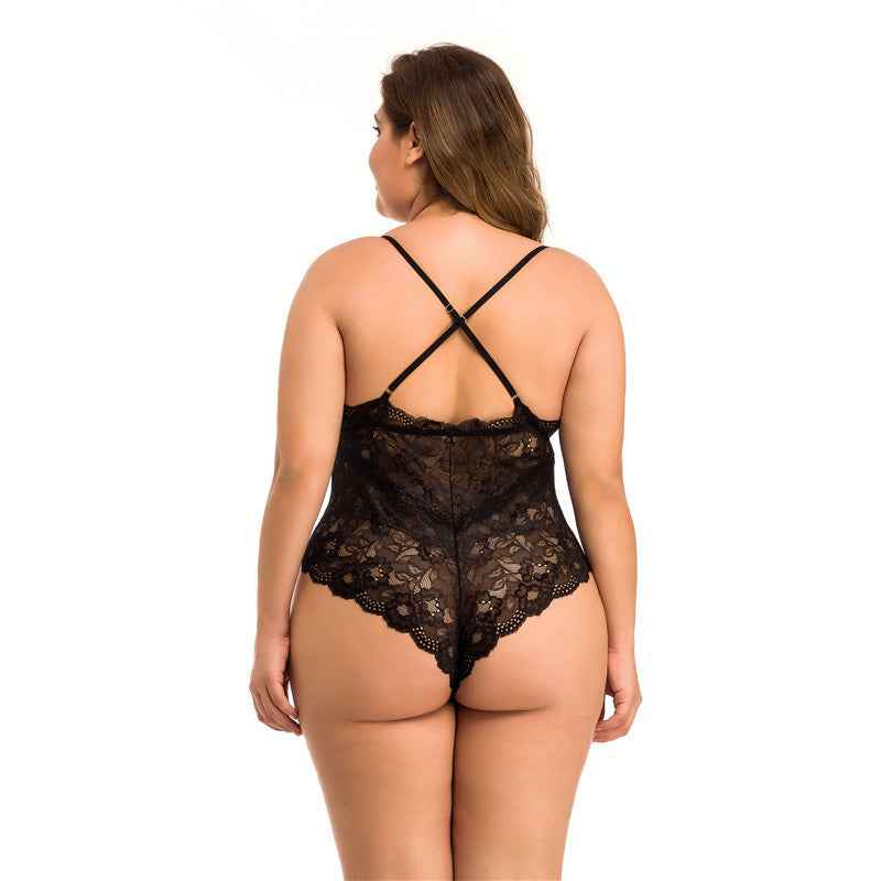 Plus Size Lace Meshsexy Lingerie - The Genie Store