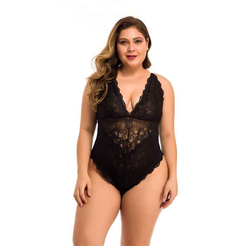 Plus Size Lace Meshsexy Lingerie - The Genie Store