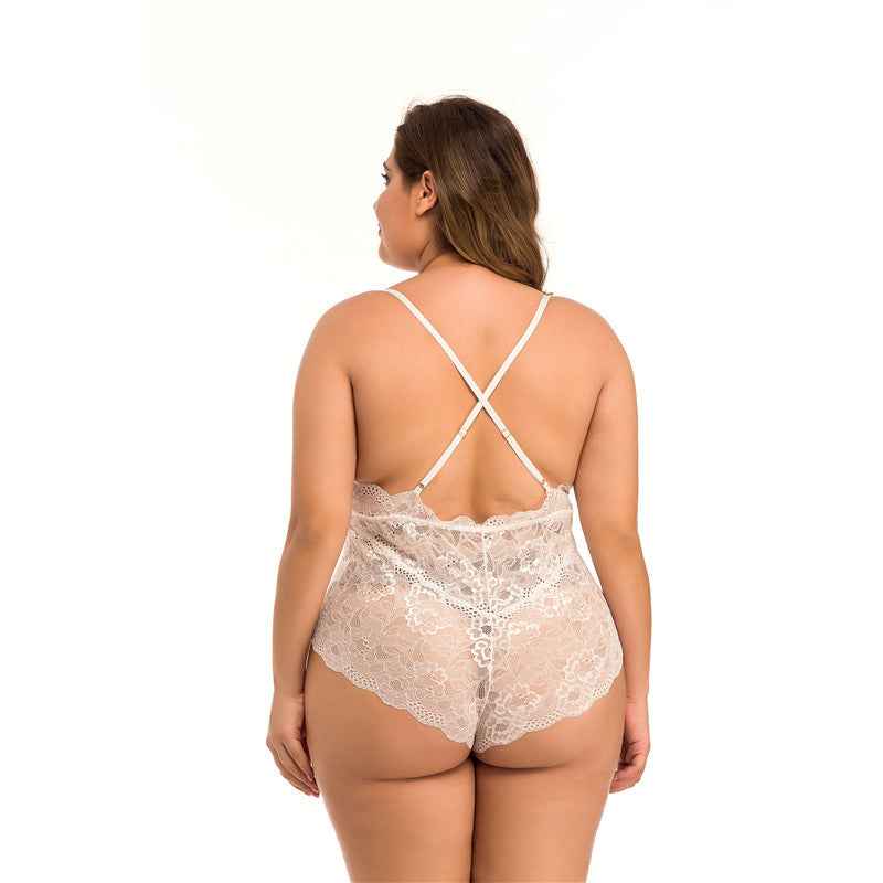 Plus Size Lace Meshsexy Lingerie - The Genie Store