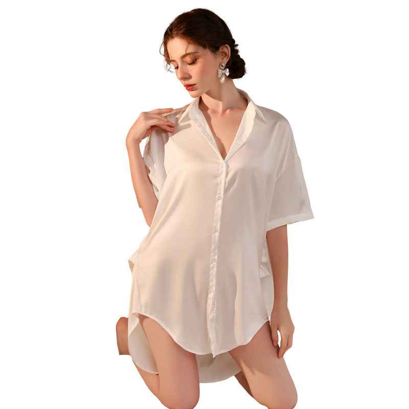 Sensual Dreams Plus Size Lingerie Nightdress - Flattering Fit for Home Elegance - The Genie Store
