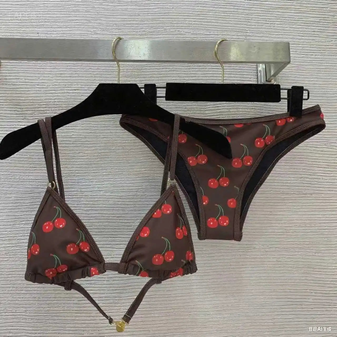 2025 New Bikini Split Swimsuit Fashion Suspender Bra Underwear + Briefs Beach Style Slim Fashion Resort Style Women Swimsuit - The Genie Store