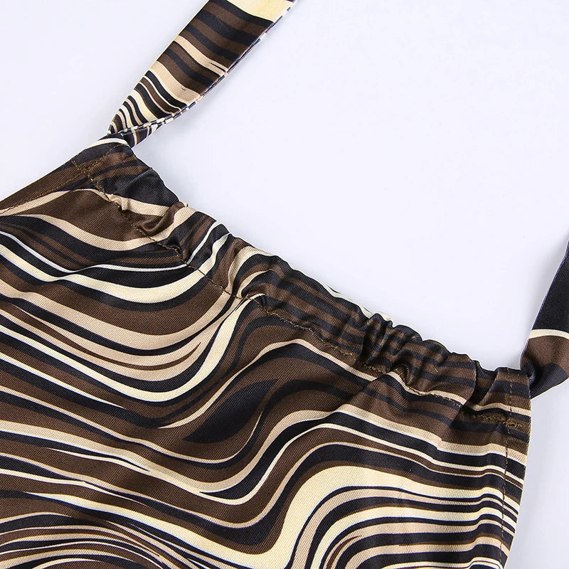 Black Bodycon Dress Women Halter Sexy Skinny Hollow Out Backless Mini Dresses Hot Summer Sleeveless Beach Party Cut Out Dress - The Genie Store