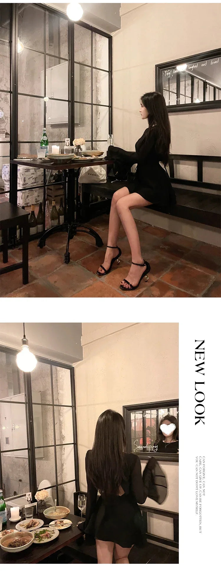 Solid Dresses Women Mini Retro Summer Spicy Ladies Backless Lace-up Sexy Designed Long Sleeve Korean Style Elegant Vintage Ins - The Genie Store