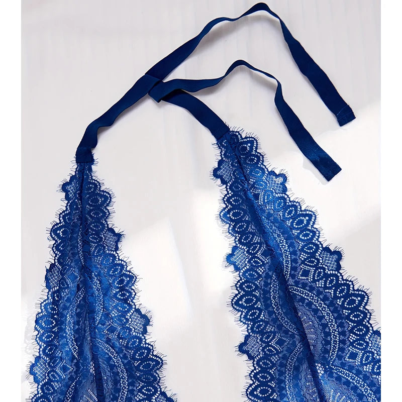 Sexy Lace Women's Clothing Bodysuit Woman 2024 New Collection Deep V Perspective Backless Underwear One-piece Corset Hot Costume - The Genie Store