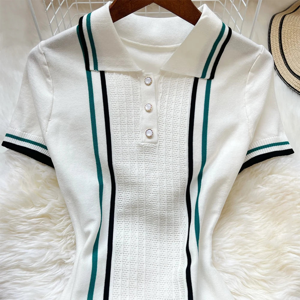 YuooMuoo Brand Fashion Women Knitted Mini Dress Ins Hot Sexy Package Hips Ruffled Party Dress Streetwear Lady Outfits Vestidos - The Genie Store