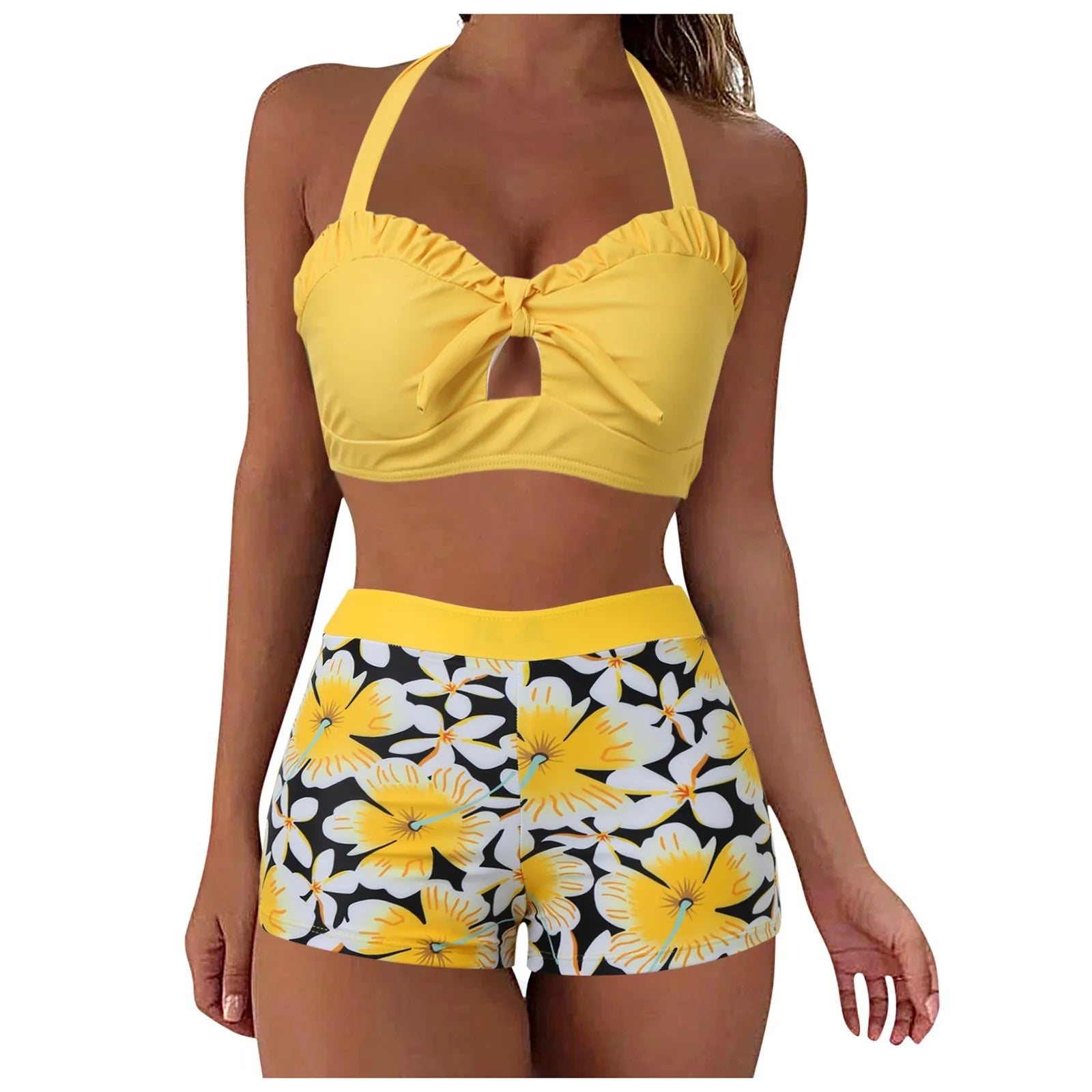 Women'S Bikinis Trend 2024 Women'S Swimwear Tankini 2 Piece Regular Swimsuit 2 Piece Floral Printed купальник жіночий 2024 - The Genie Store