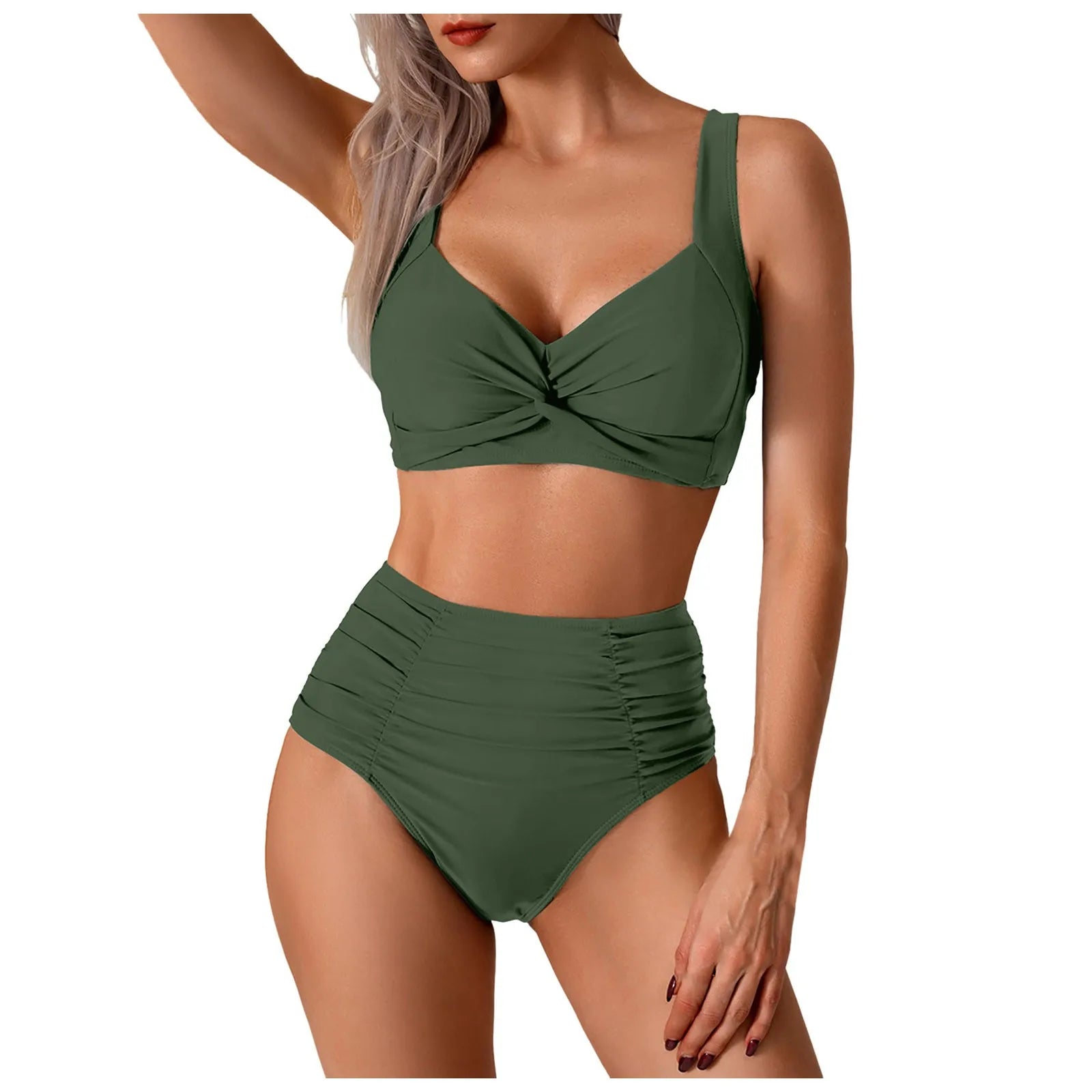 Swimsuit For Women 2025 Women Two Piece Swimsuit Sexy Two Piece High Waist Bikini Swimsuit купальники жіночий 2025 - The Genie Store