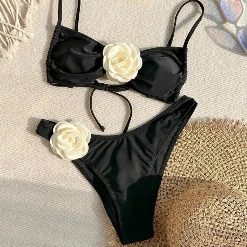 Summer Sexy Bikinis Swimsuits Women Swimwear Push Up Female Beach Swim Wear Bathing Suits Brazilian Bikini Set Pool Bather 2025 - The Genie Store