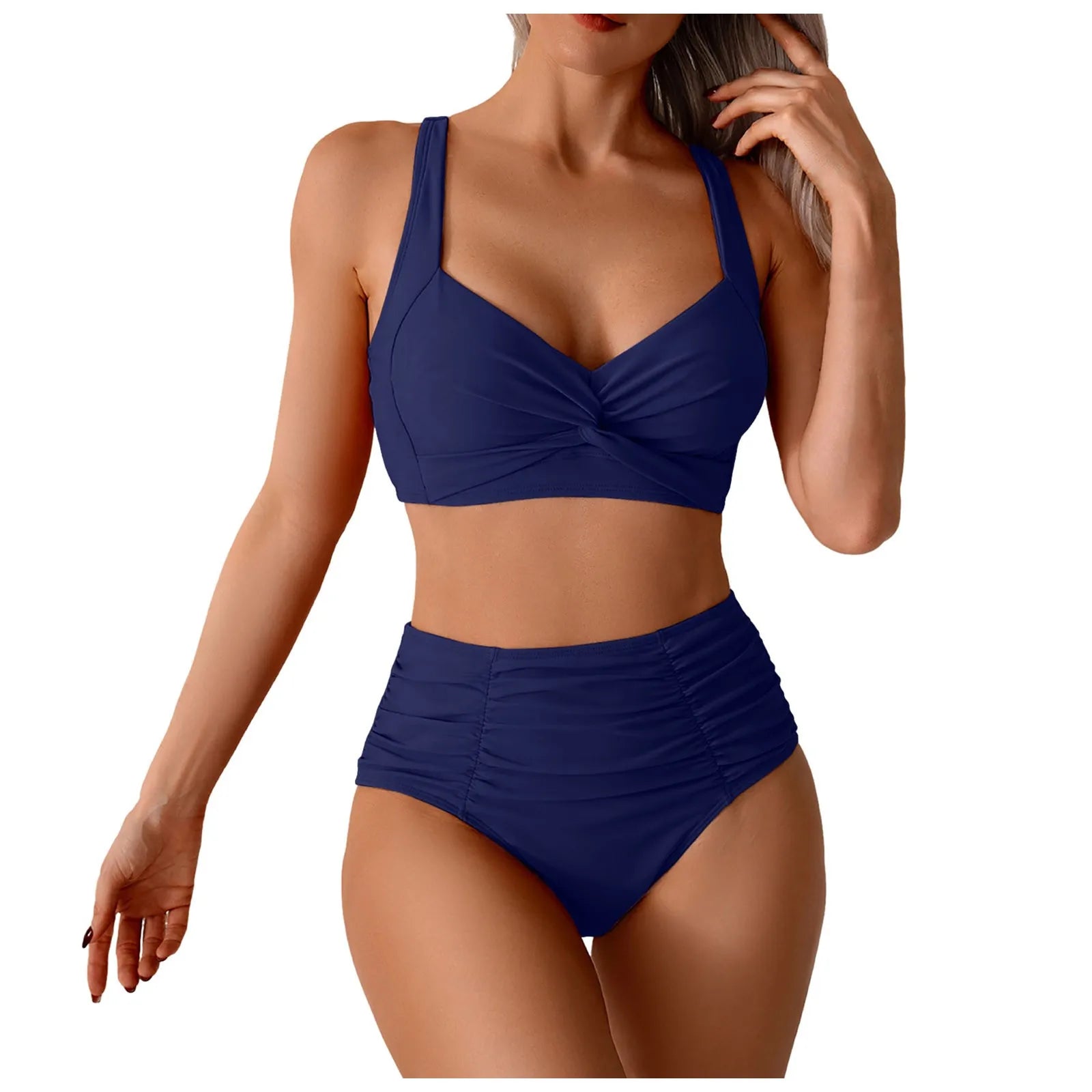 Swimsuit For Women 2025 Women Two Piece Swimsuit Sexy Two Piece High Waist Bikini Swimsuit купальники жіночий 2025 - The Genie Store