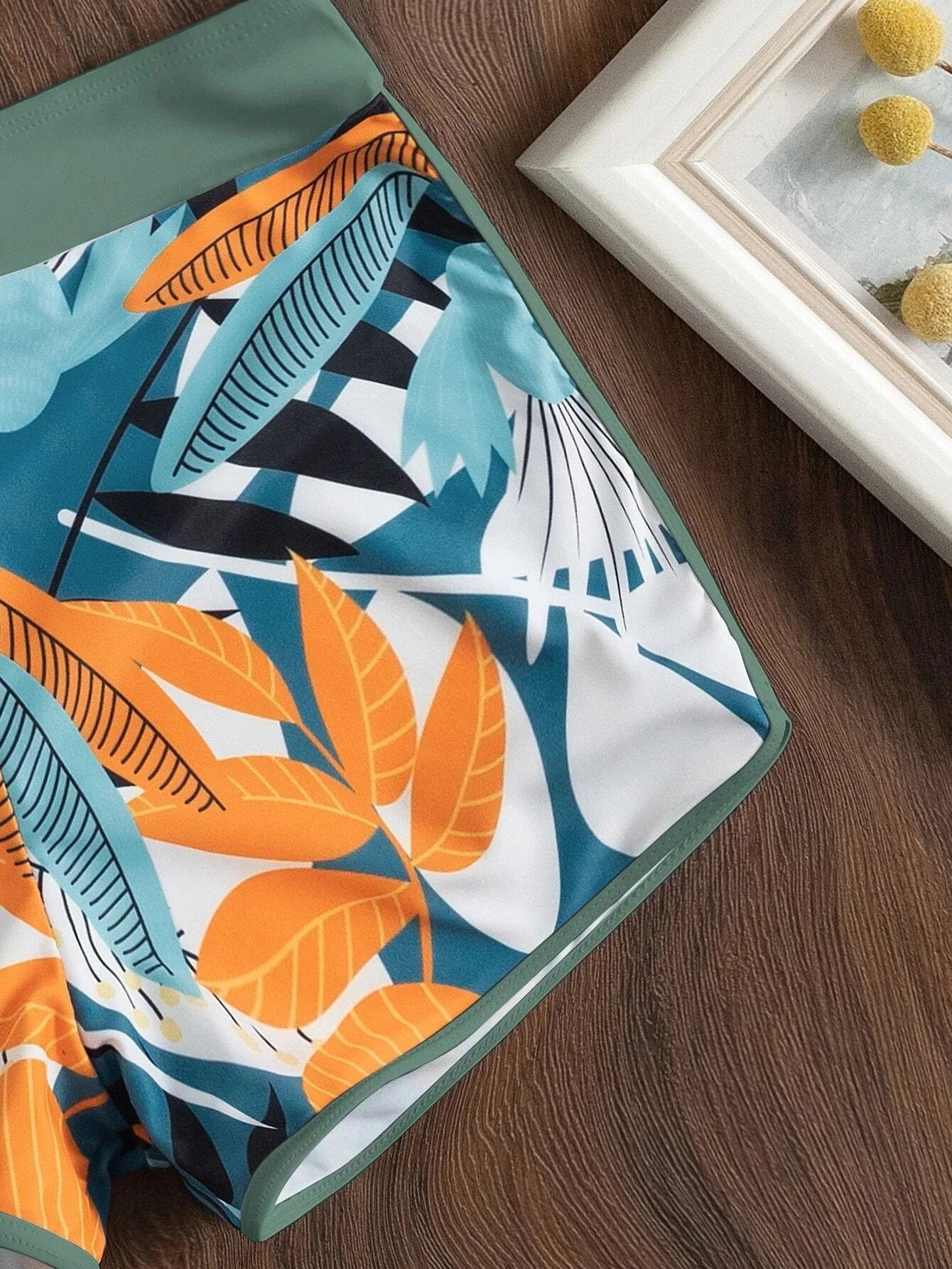 VigoBreviya 2025 Print Tied Halter Swimwear Women Sexy High Waist Push UP Shorts Bikini Set Swimsuit Backless Beach Bathing Suit - The Genie Store