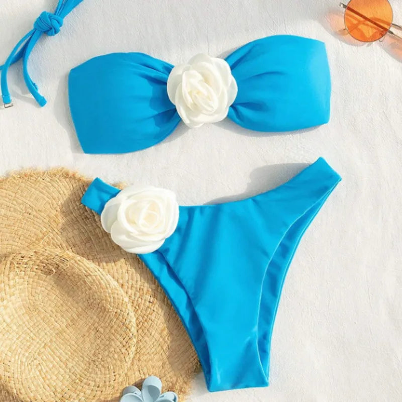 Summer Sexy Bikinis Swimsuits Women Swimwear Push Up Female Beach Swim Wear Bathing Suits Brazilian Bikini Set Pool Bather 2025 - The Genie Store