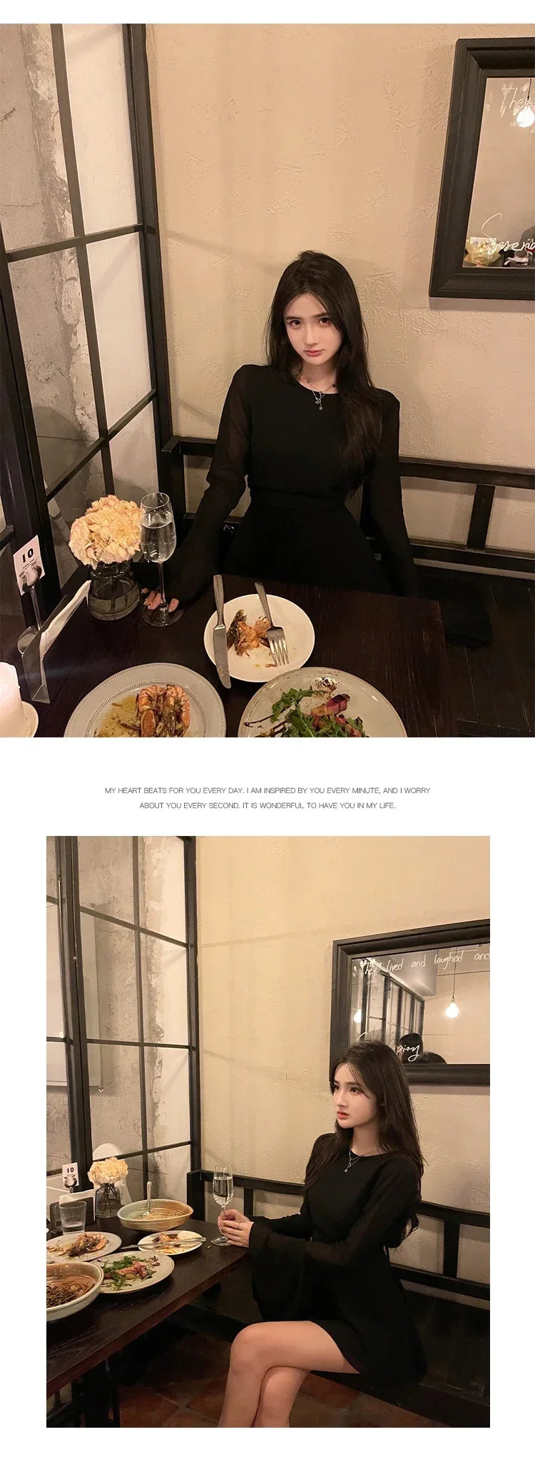 Solid Dresses Women Mini Retro Summer Spicy Ladies Backless Lace-up Sexy Designed Long Sleeve Korean Style Elegant Vintage Ins - The Genie Store