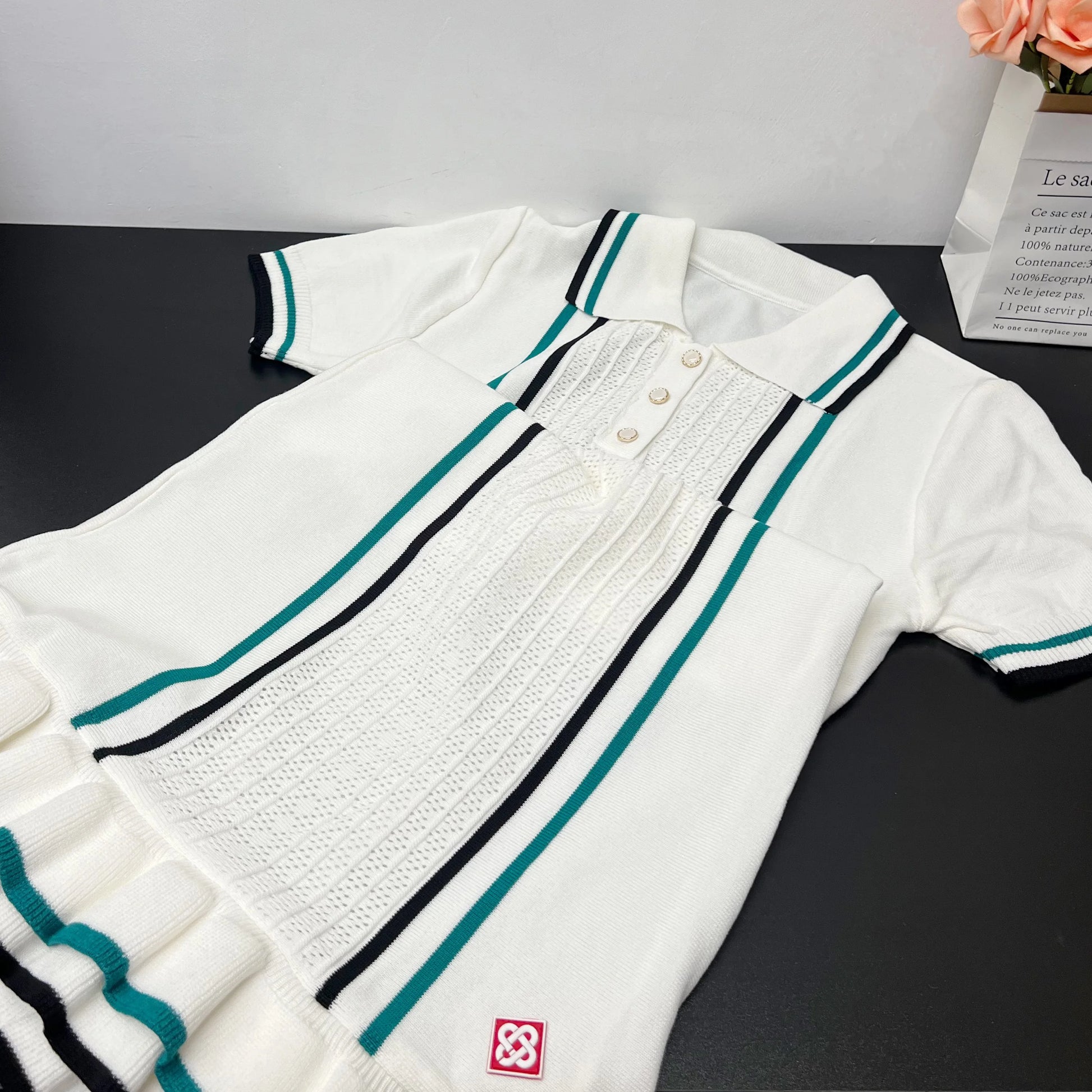 YuooMuoo Chic Fashion Sexy Package Hips Knitted Mini Dress 2025 Autumn Vintage Turn-down Collar Ruffled Party Dress Streetrwear - The Genie Store