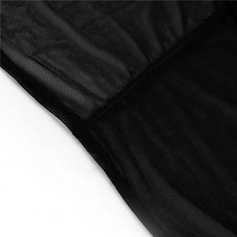 Bold & Beautiful Plus Size Mesh Lingerie Dress for Confident Nights - The Genie Store