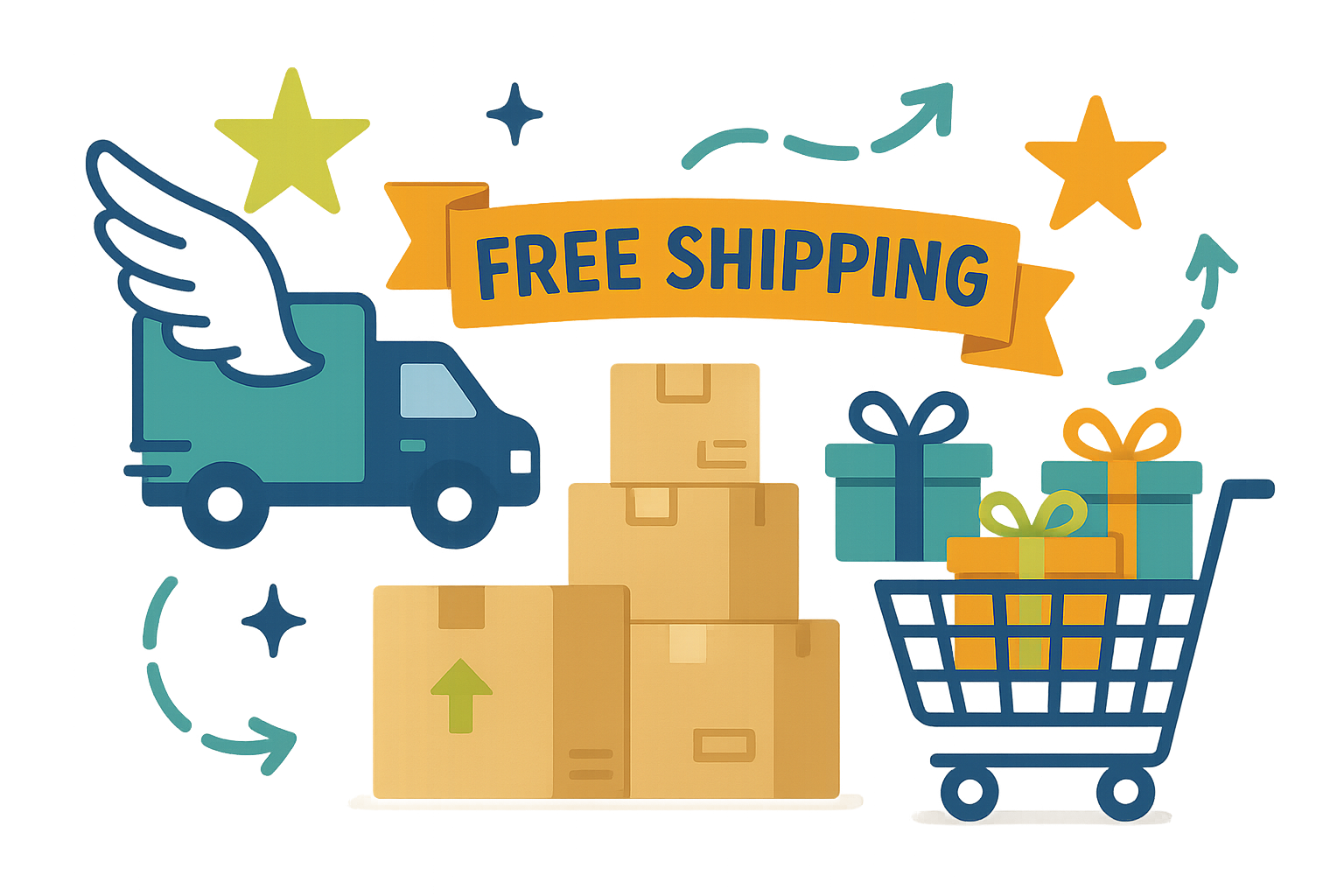 free shipping clipart image